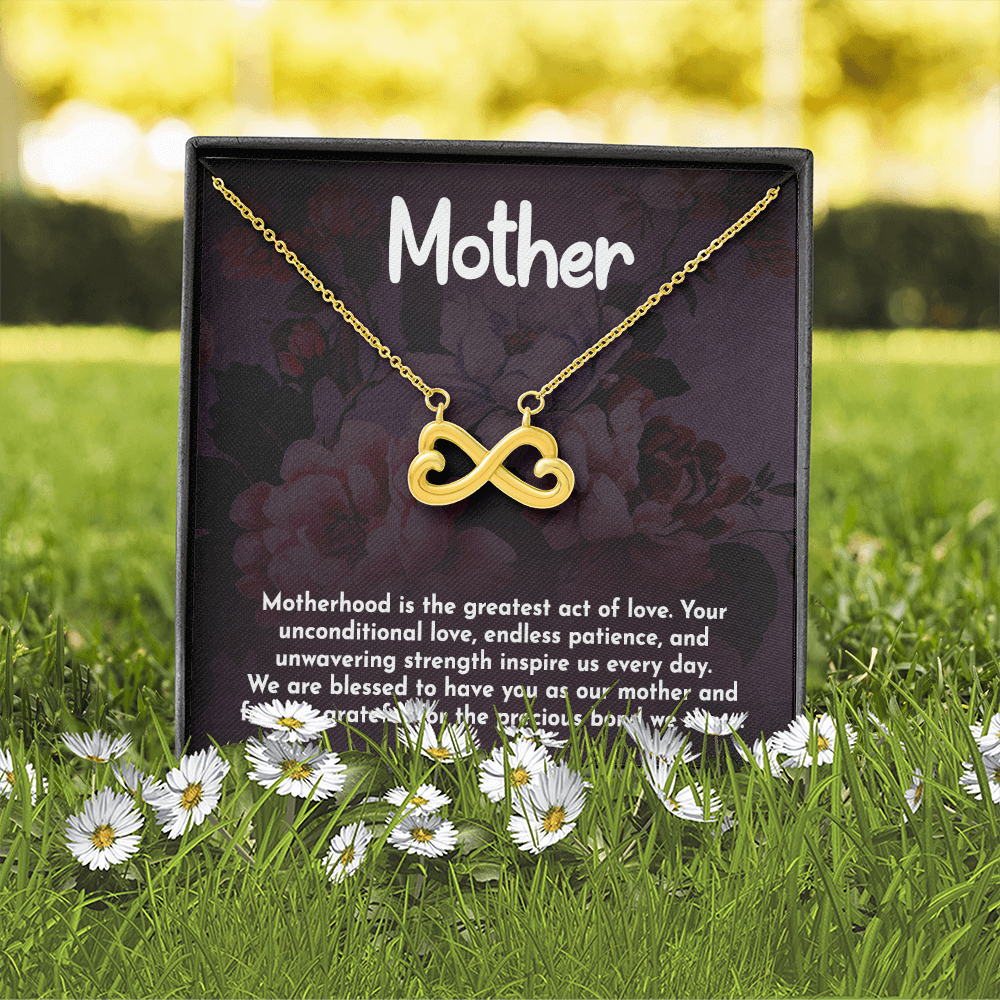 Endless Love Necklace: Mother - Motherhood Is The Greatest Act of Love