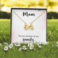 Endless Love Necklace: Mom : You Are The Heart Of This Family