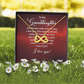 Endless Love Necklace:To My Granddaughter