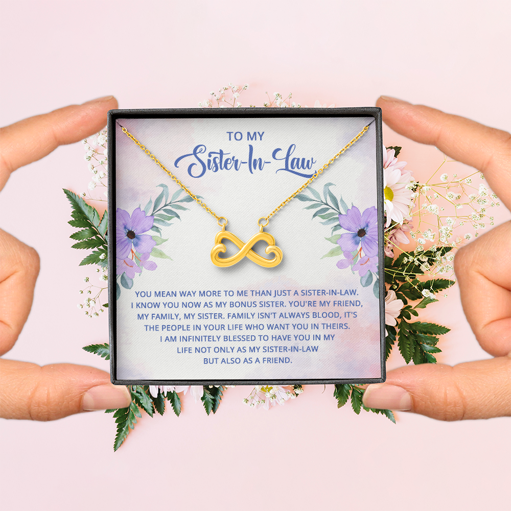 Endless Love Necklace: To My Sister -In-Law You Mean Way More To Me