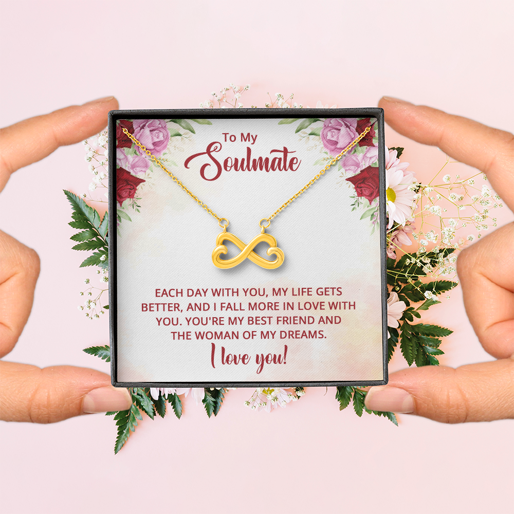 Endless Love Necklace:To My Soulmate I Love You !