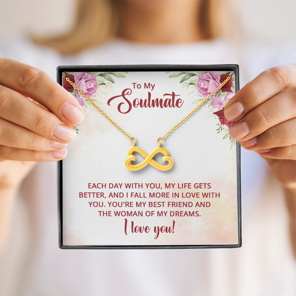 Endless Love Necklace:To My Soulmate I Love You !