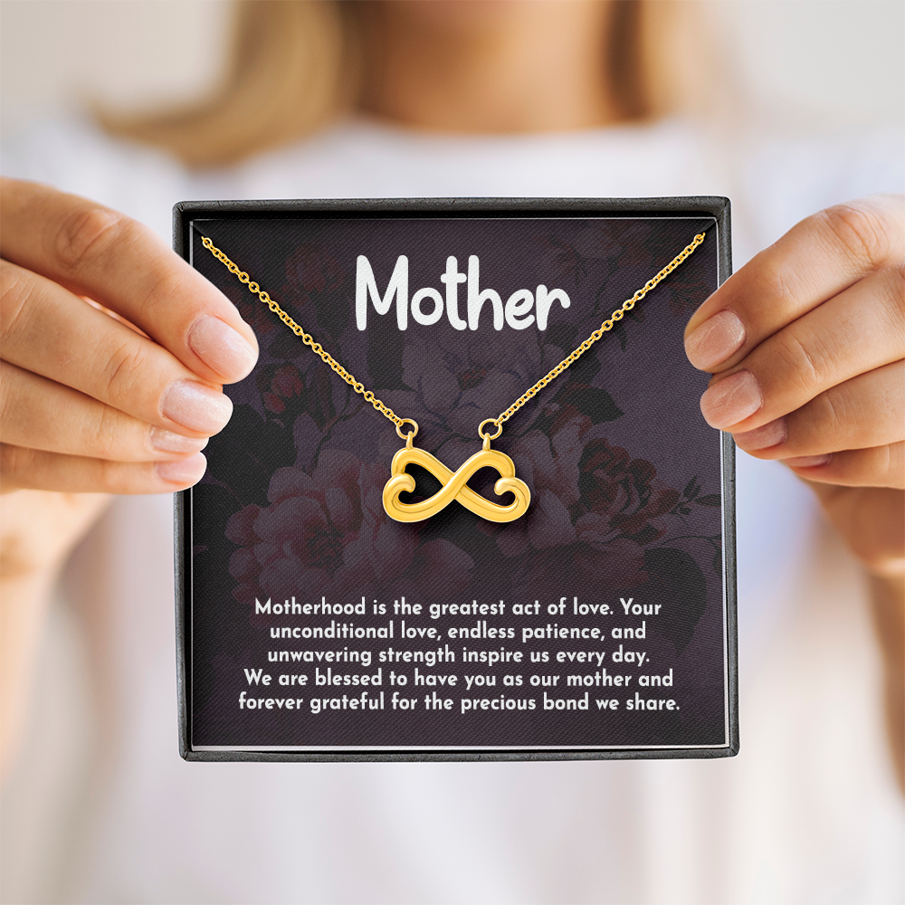 Endless Love Necklace: Mother - Motherhood Is The Greatest Act of Love