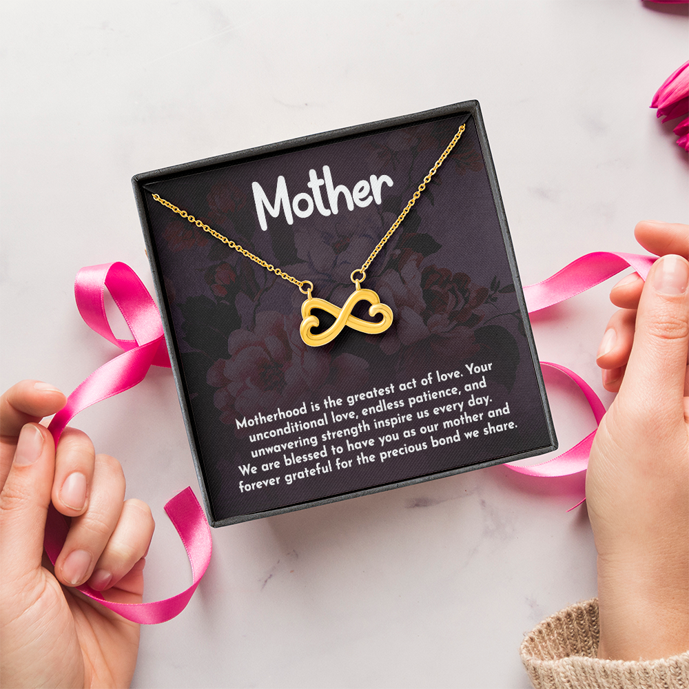 Endless Love Necklace: Mother - Motherhood Is The Greatest Act of Love