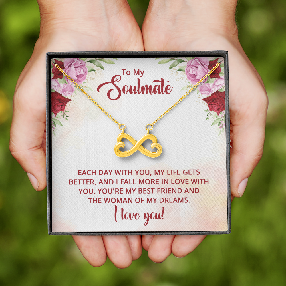 Endless Love Necklace:To My Soulmate I Love You !