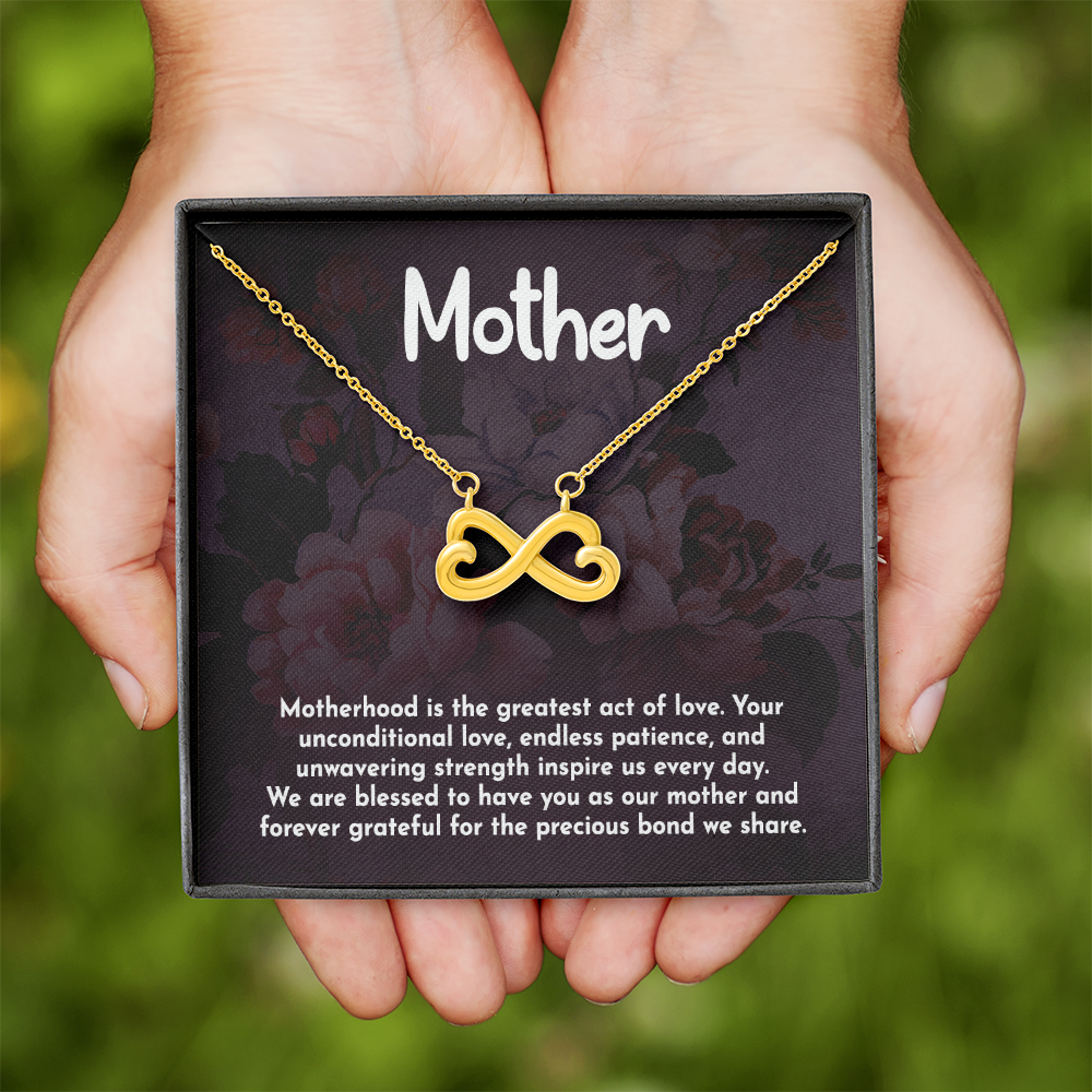 Endless Love Necklace: Mother - Motherhood Is The Greatest Act of Love