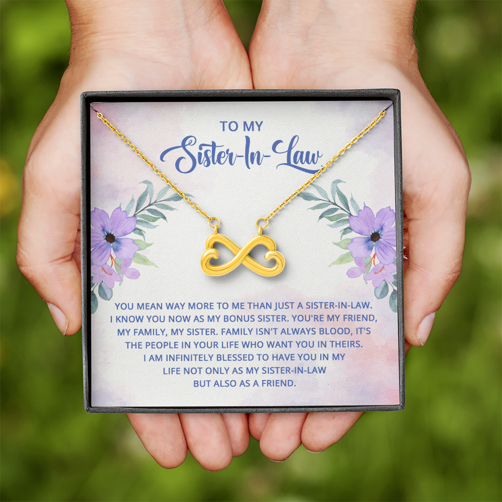 Endless Love Necklace: To My Sister -In-Law You Mean Way More To Me