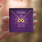 Endless Love Necklace: To My Daughter