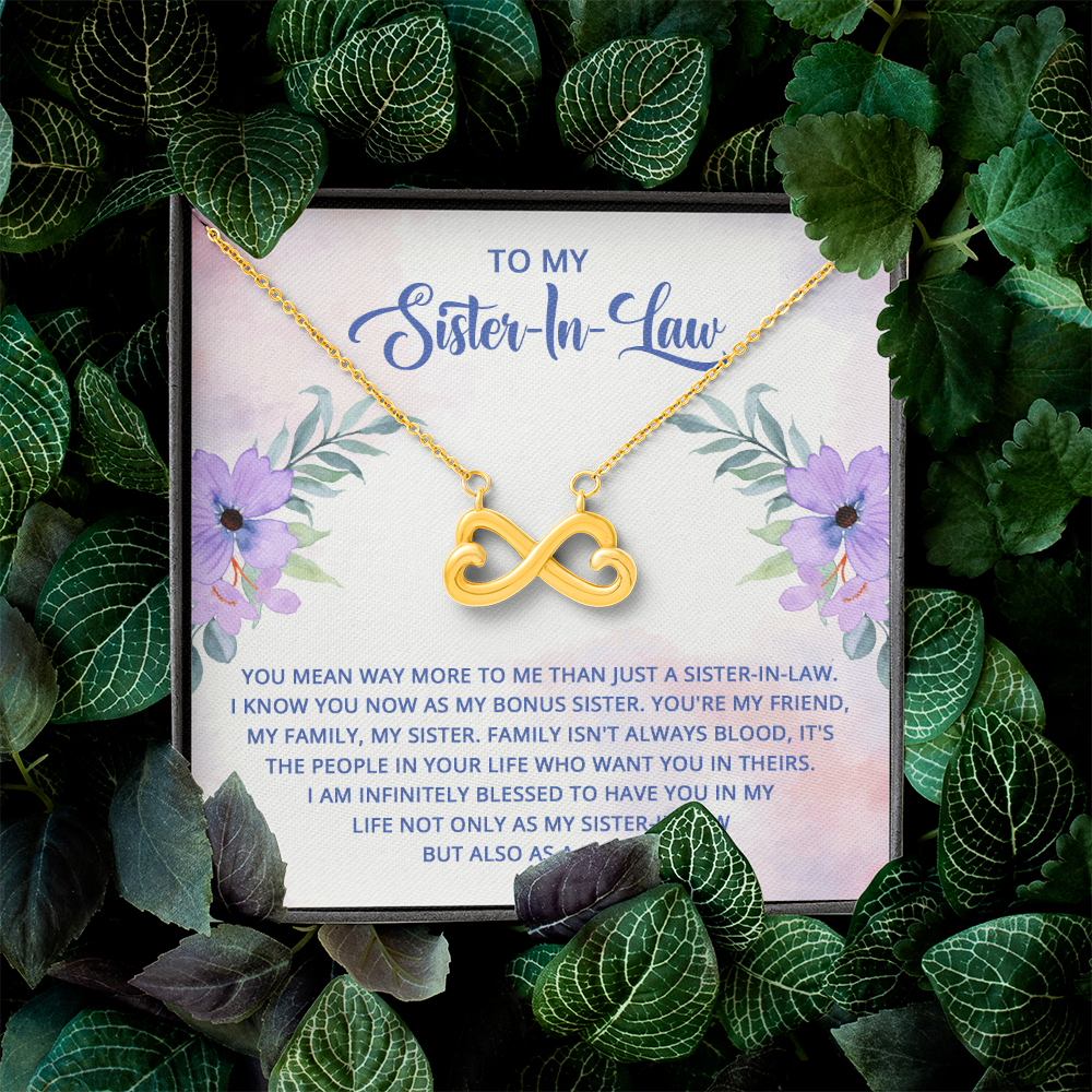Endless Love Necklace: To My Sister -In-Law You Mean Way More To Me