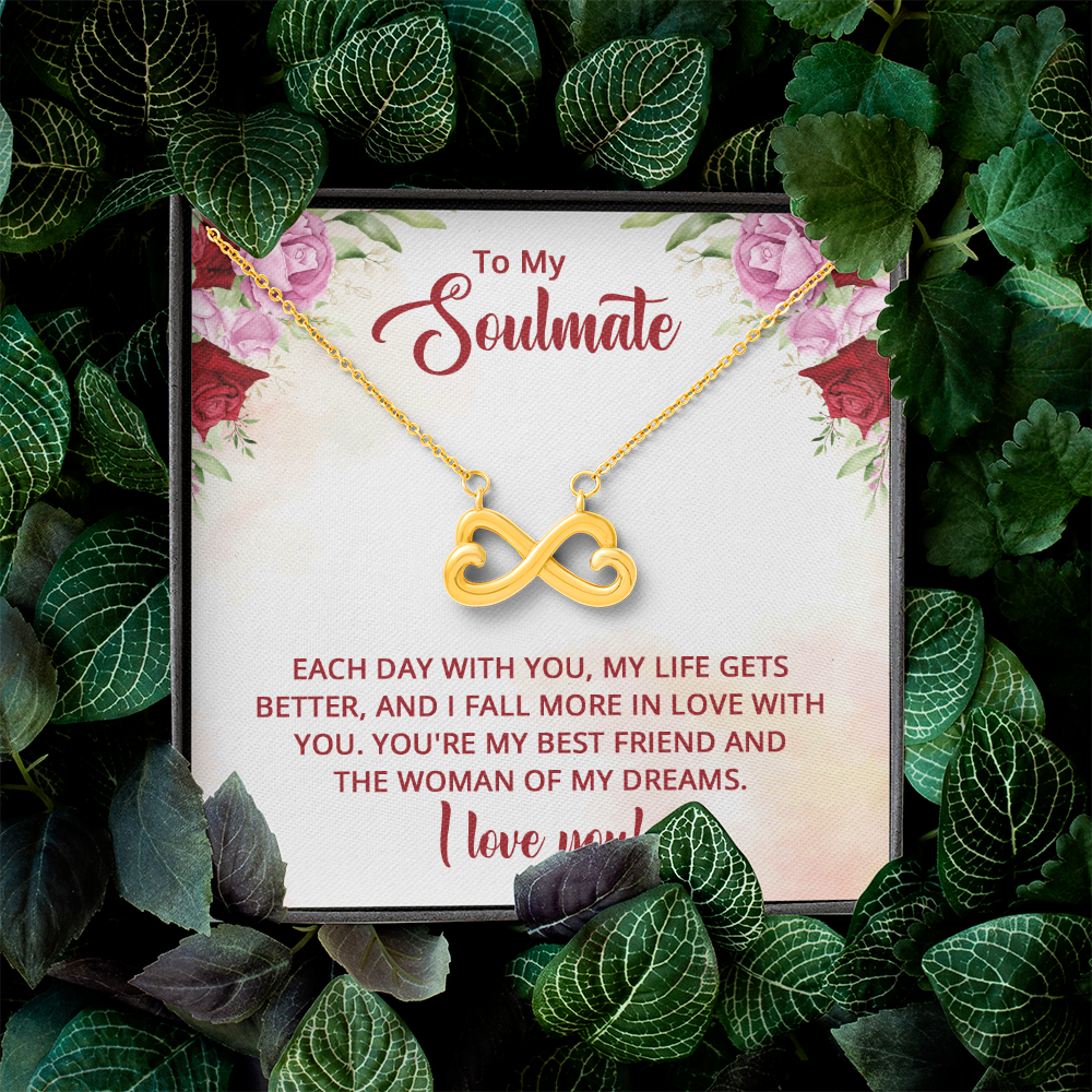 Endless Love Necklace:To My Soulmate I Love You !