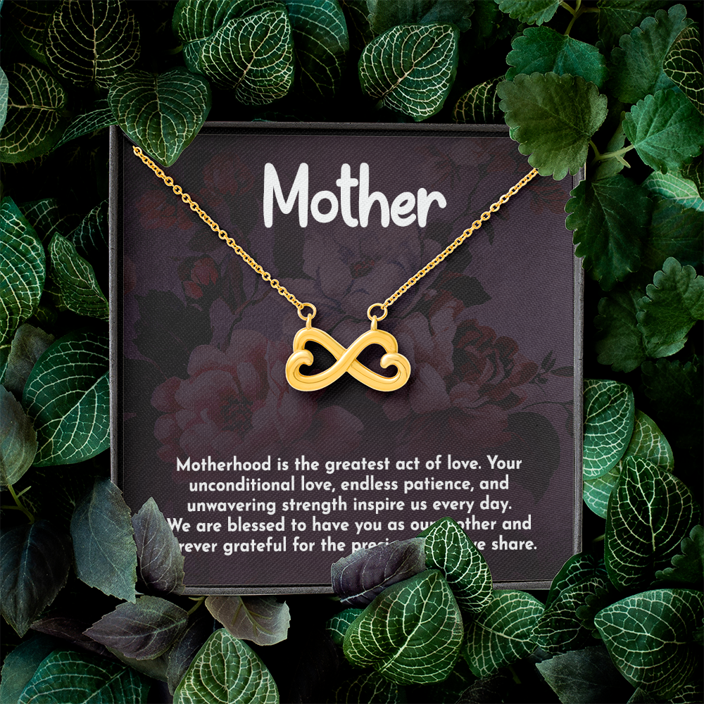 Endless Love Necklace: Mother - Motherhood Is The Greatest Act of Love