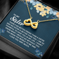 Endless Love Necklace:To My Sister