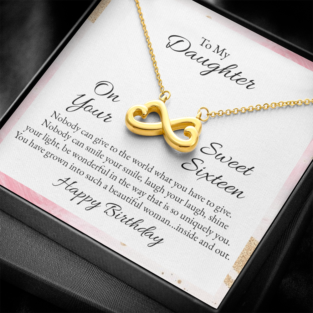 Endless Love Necklace: Sweet 16 Happy Birthday