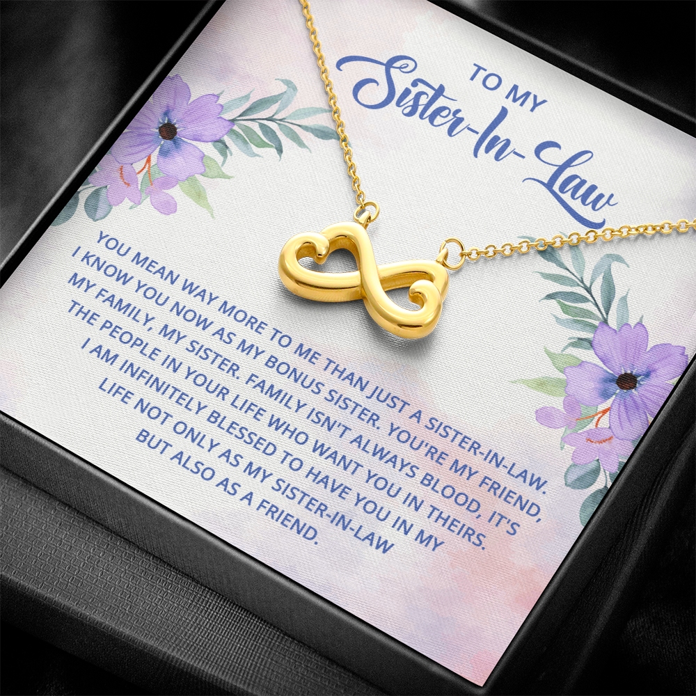 Endless Love Necklace: To My Sister -In-Law You Mean Way More To Me