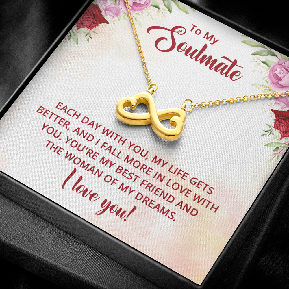 Endless Love Necklace:To My Soulmate I Love You !