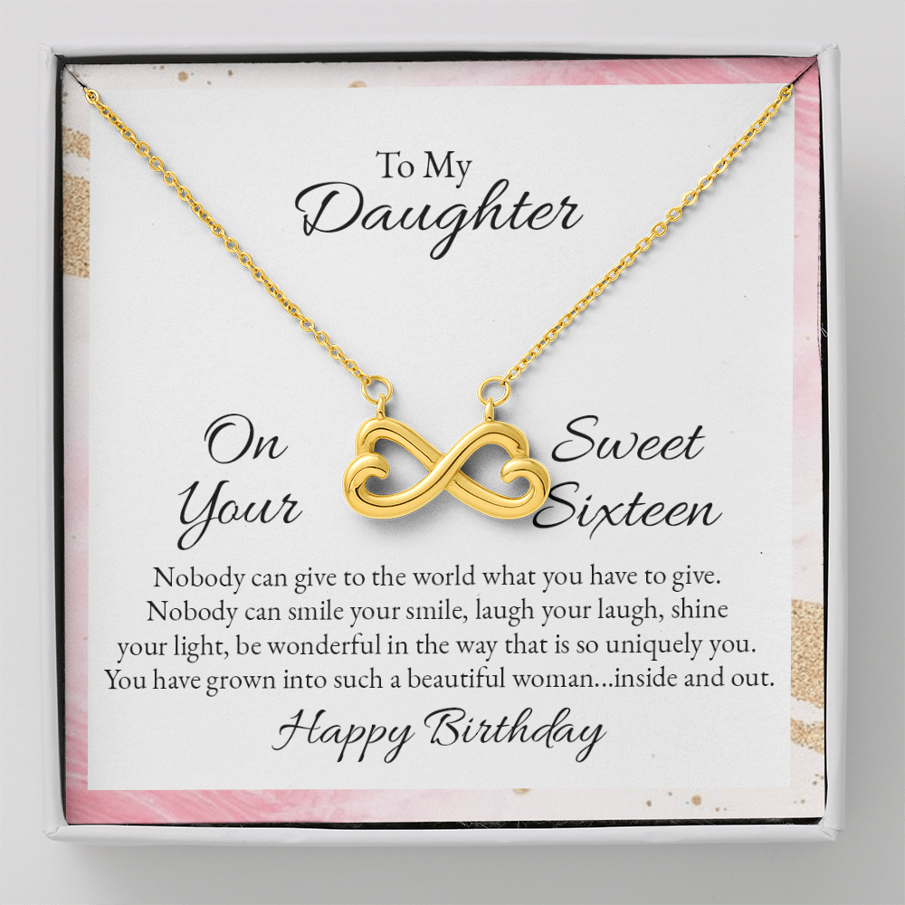 Endless Love Necklace: Sweet 16 Happy Birthday