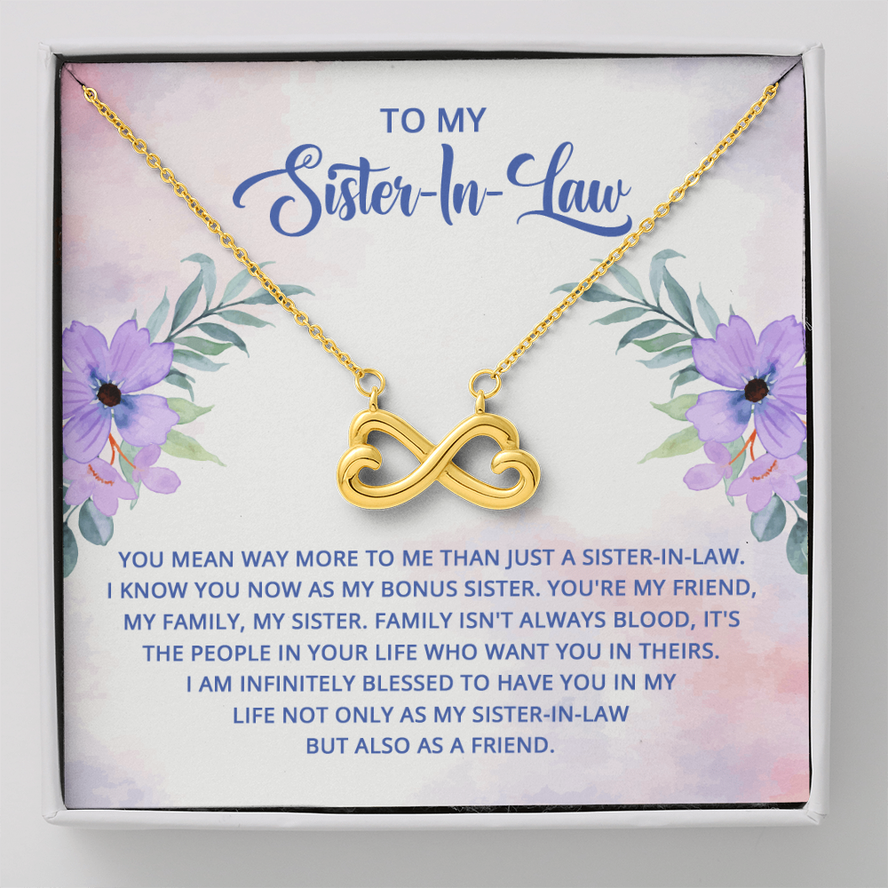 Endless Love Necklace: To My Sister -In-Law You Mean Way More To Me