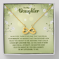 Endless Love Necklace: Daughter -In My Eyes My Little Girl