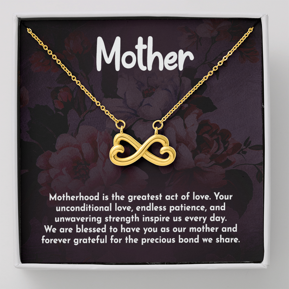 Endless Love Necklace: Mother - Motherhood Is The Greatest Act of Love
