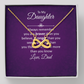 Endless Love Necklace: To My Daughter