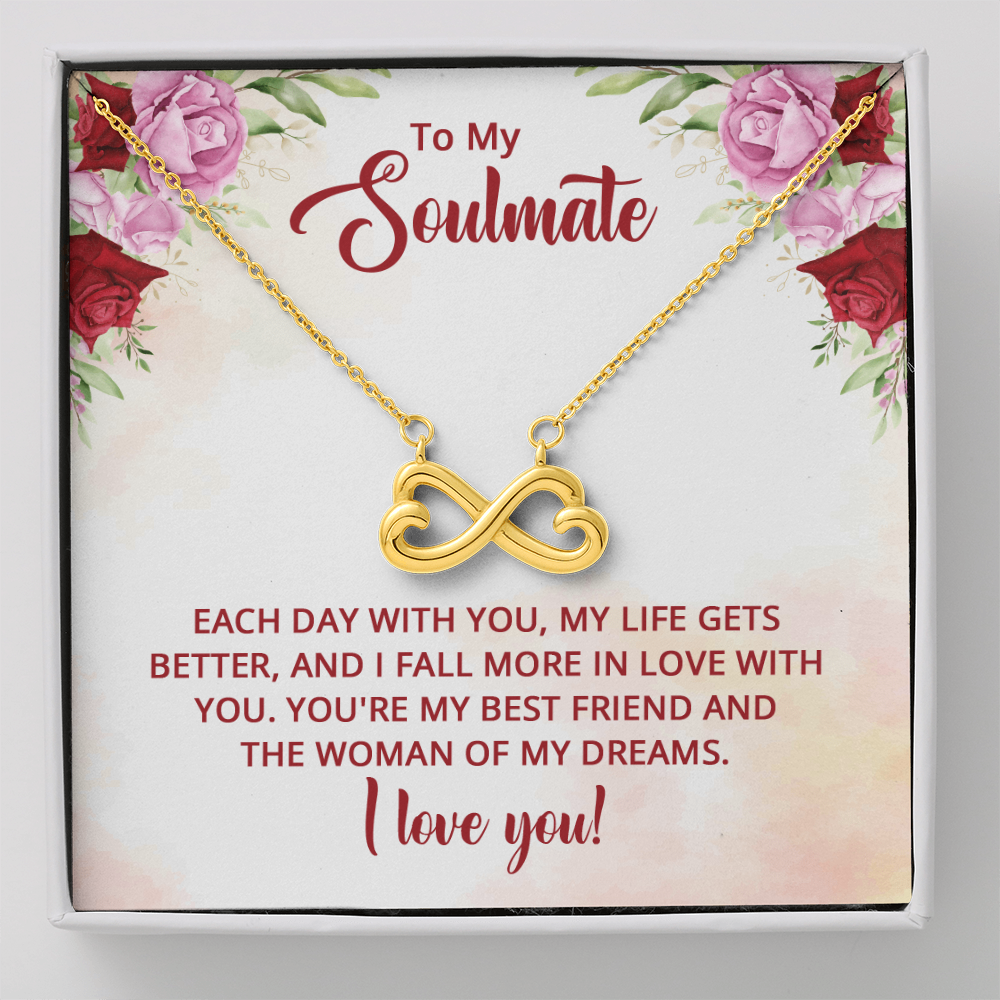 Endless Love Necklace:To My Soulmate I Love You !