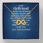 Endless Love Necklace:To My Girlfriend ,I Know The Distance