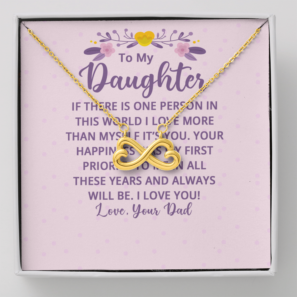 Endless Love Necklace:Daughter -Love Your Dad