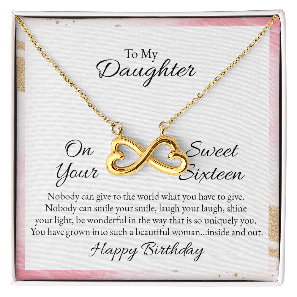 Endless Love Necklace: Sweet 16 Happy Birthday