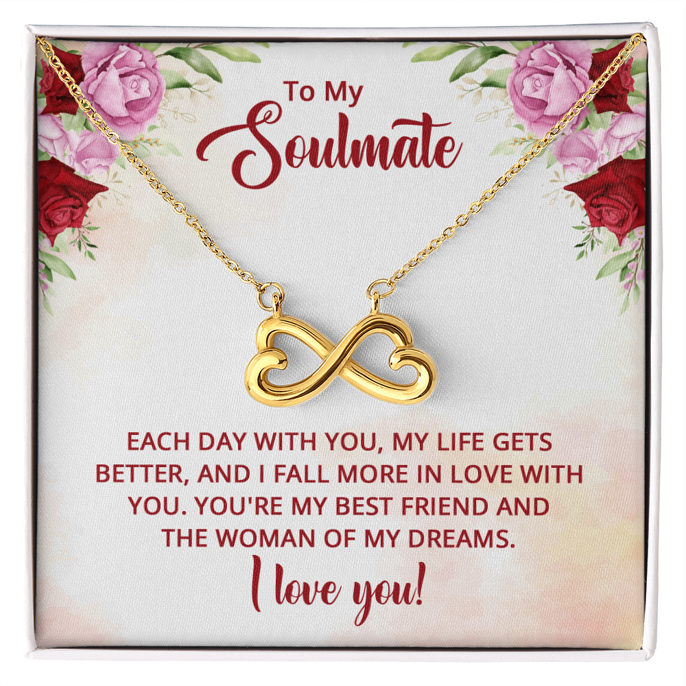 Endless Love Necklace:To My Soulmate I Love You !