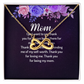 Endless Love Necklace: Mom- Thank  You