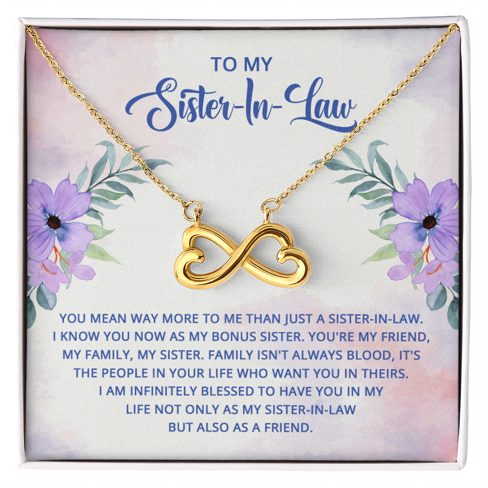 Endless Love Necklace: To My Sister -In-Law You Mean Way More To Me