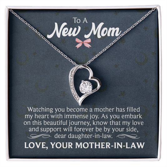 Forever Love Necklace: To A New Mom Love Your Mother-In-Law