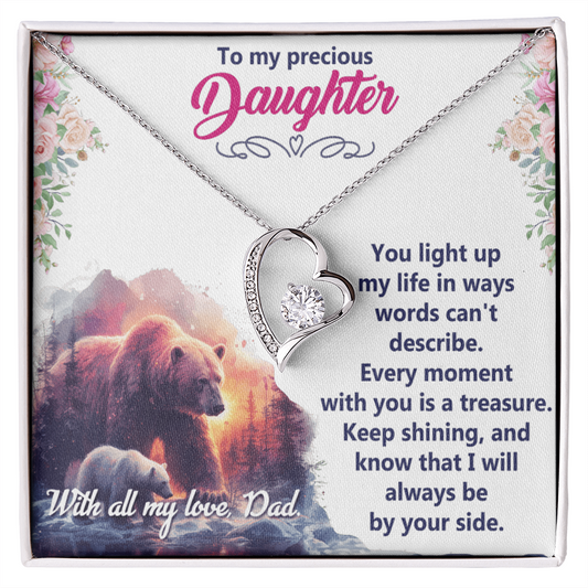 Forever Love Necklace: To My Precious Daughter