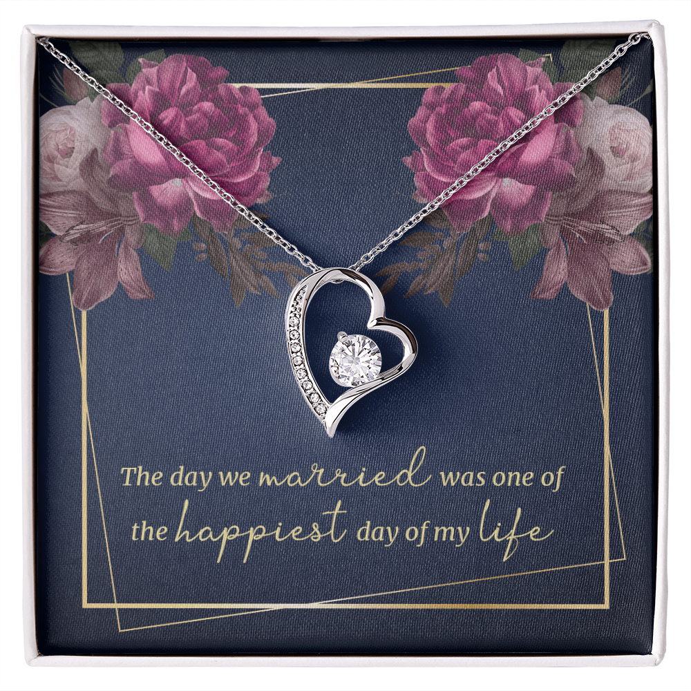 Forever Love Necklace: The Day We Married