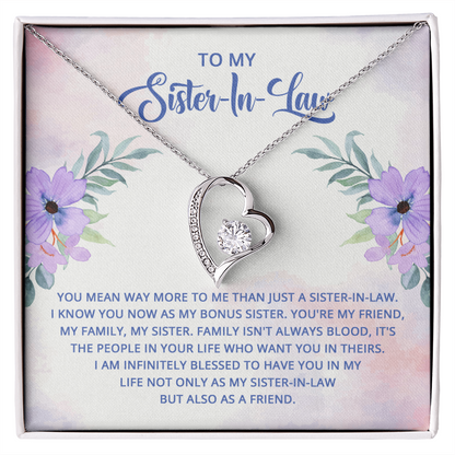 Forever Love Necklace:To My Sister In Law