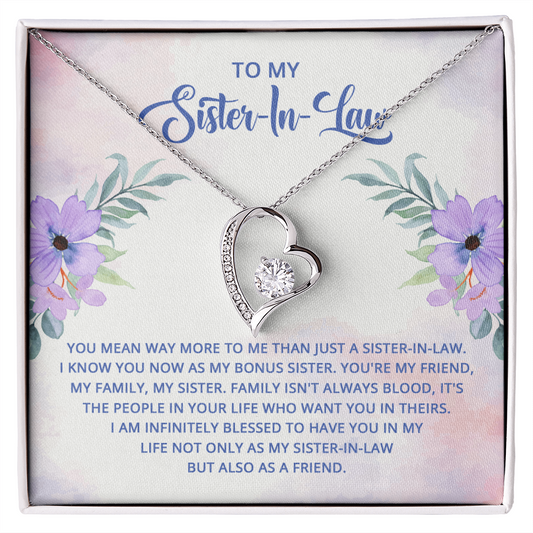 Forever Love Necklace:To My Sister In Law
