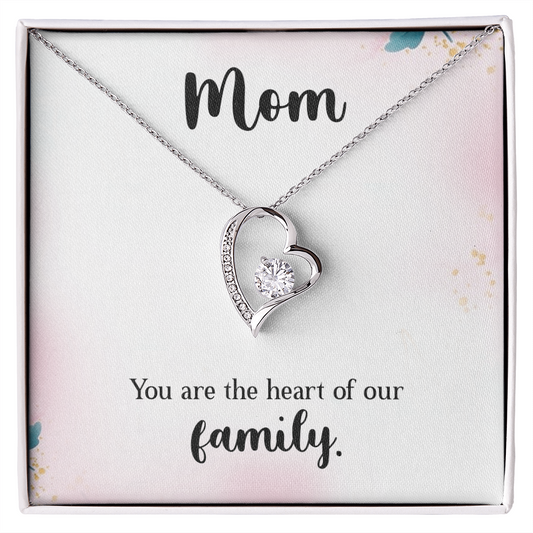 Forever Love Necklace: Mom You Are The Heart