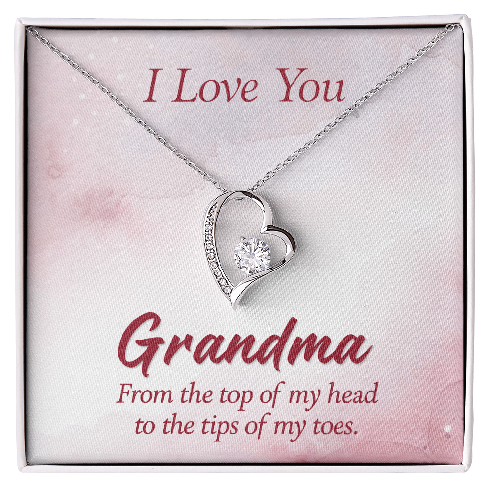 Forever Love Necklace : I Love You Grandma