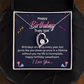 Forever Love Necklace:Happy Birthday To My Wife