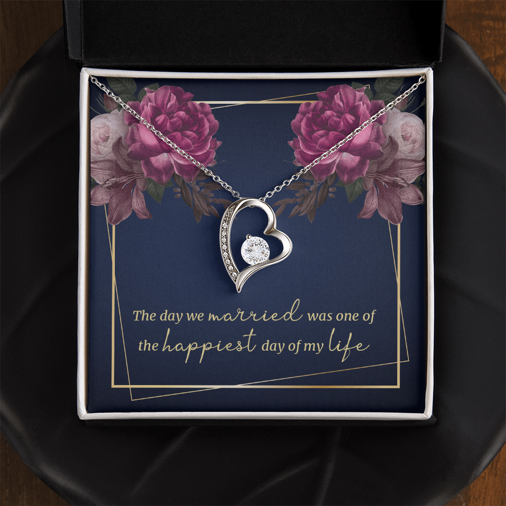 Forever Love Necklace: The Day We Married