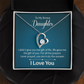 Forever Love Necklace: To My Bonus Daughter