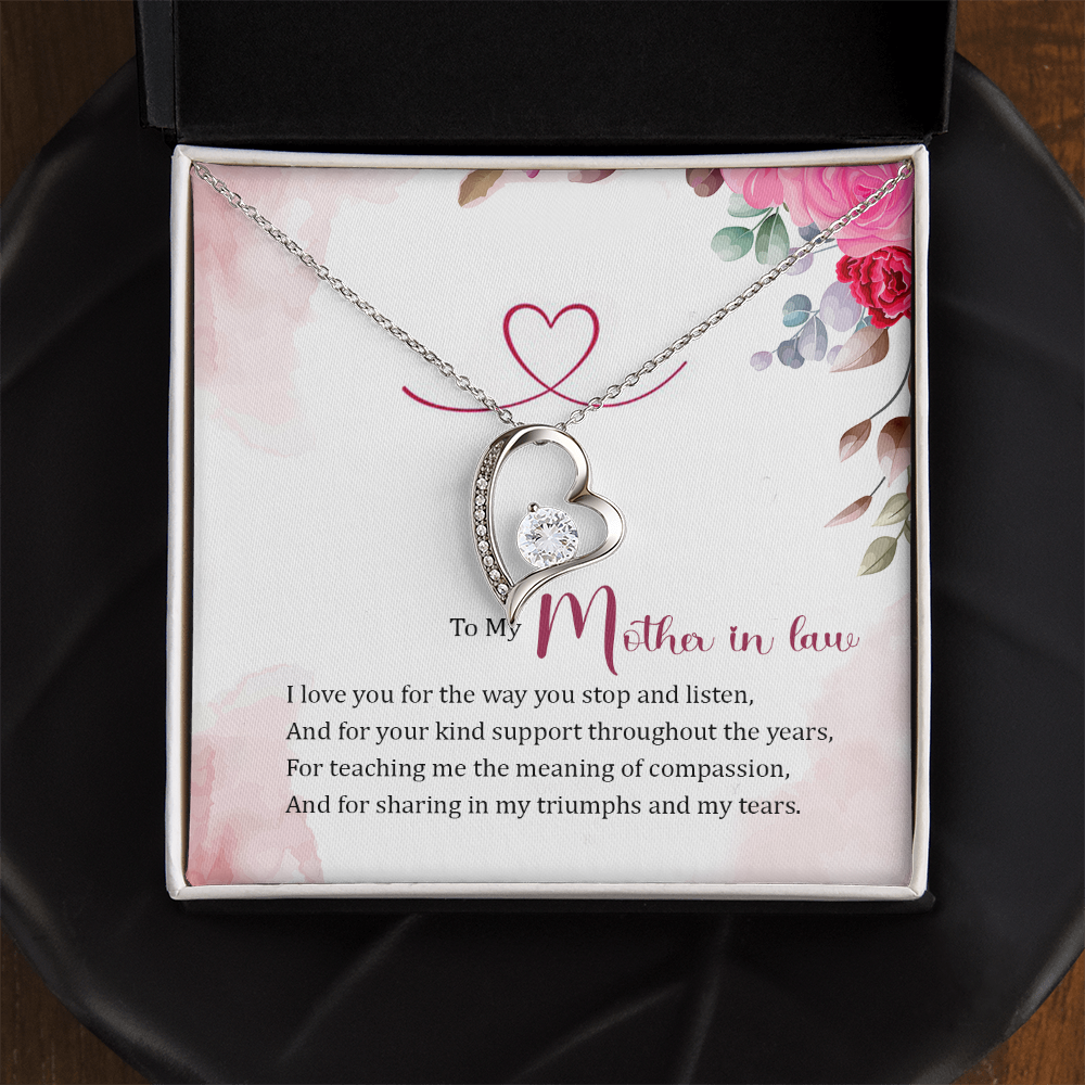 Forever Love Necklace:To My Mother In Law