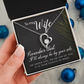 Forever Love Necklace: To My Wife I'll Always Be By Your Side