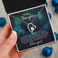 Forever Love Necklace: To My Daughter One The Greatest Joys