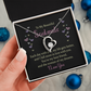 Forever Love Necklace: To My Beautiful Soulmate I Love You