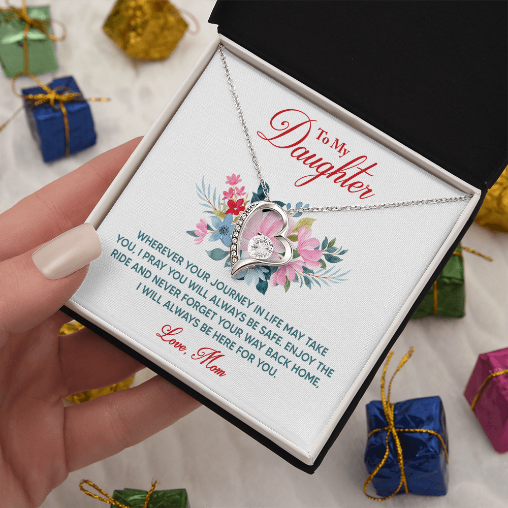 Forever Love Necklace: To My Daughter Love Mom