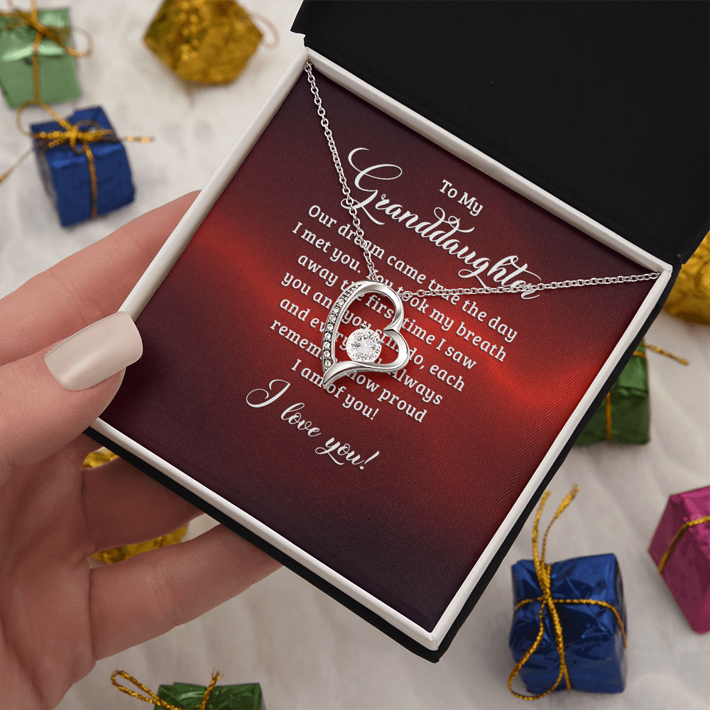 Forever Love Necklace:To My Granddaughter