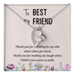 Forever Love Necklace : To My Best Friend