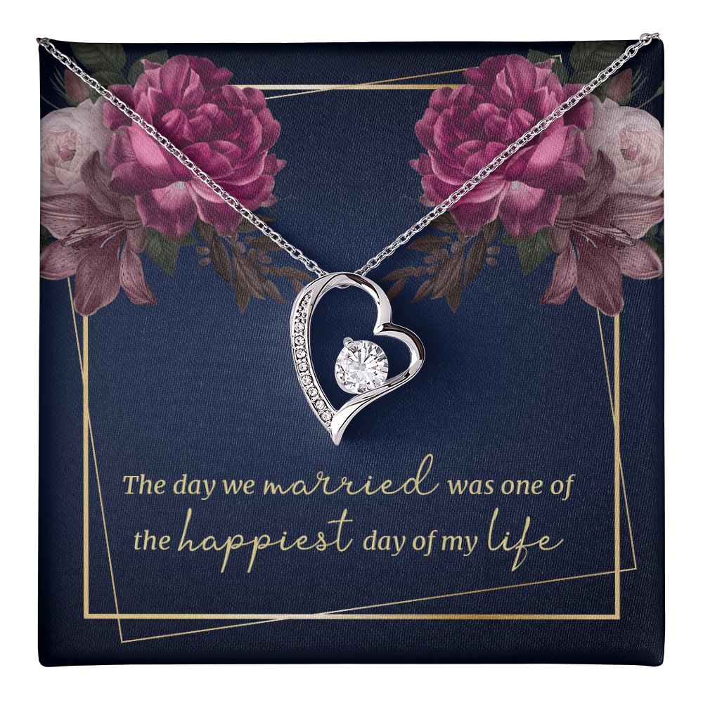 Forever Love Necklace: The Day We Married