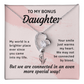 Forever Love Necklace:To My Bonus Daughter
